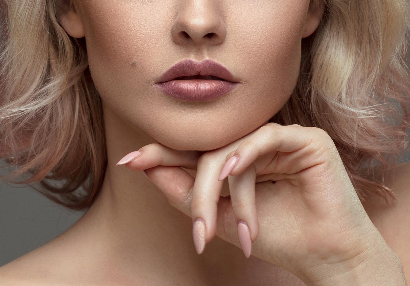 Beauty portrait of sensual woman.